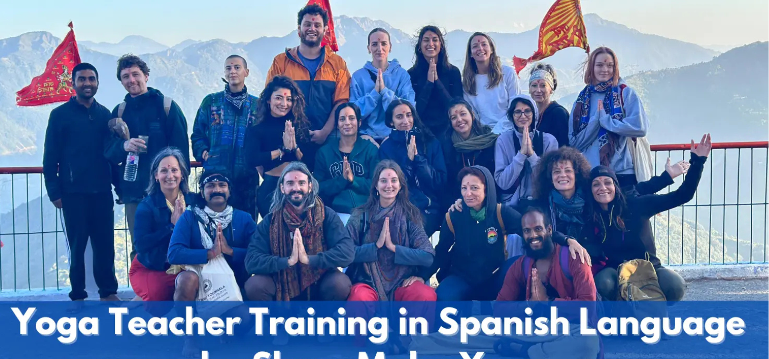 yoga in rishikesh by spanish language.